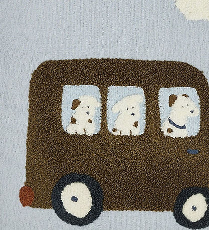 Smallstuff Wanddeko - 37x33 cm - Hunde fahren
