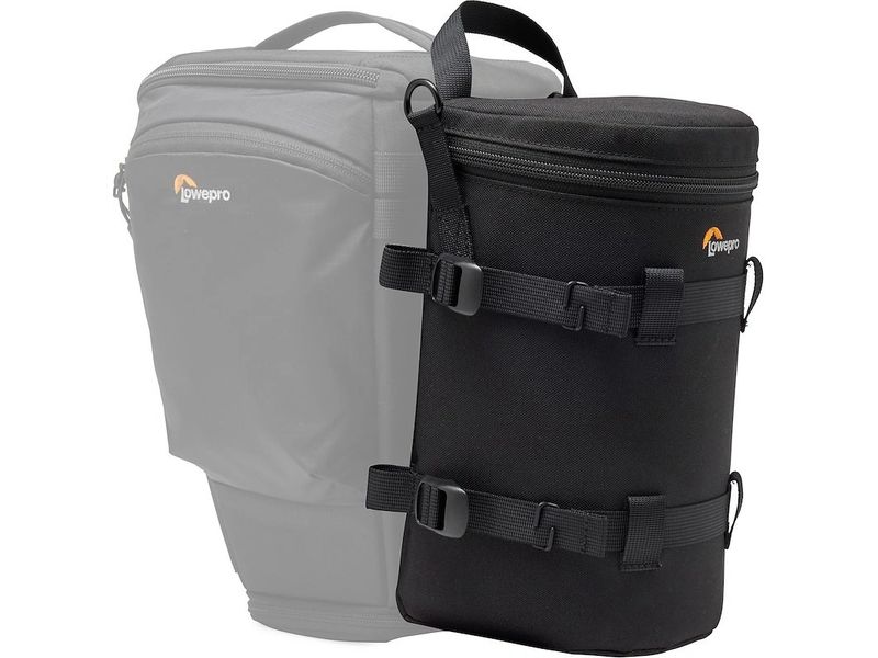 Lowepro Objektivtasche ProTactic LCS 12 x 24 III Gepolsterte Tasche mit Zurrgurt für Objektive bis zu 12 cm Durchmesser und 24 cm Länge