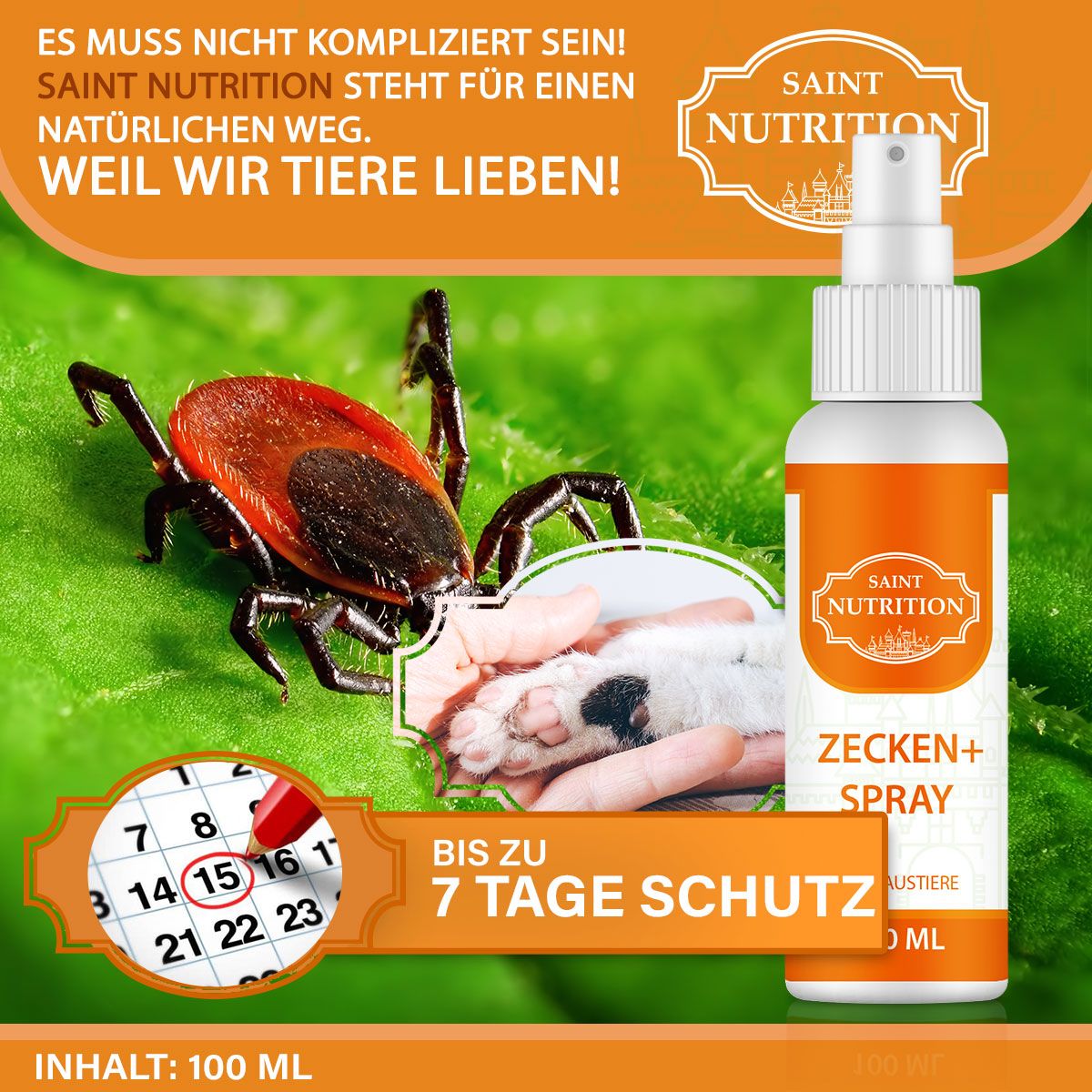 Saint Nutrition® | Zeckenschutz Spray