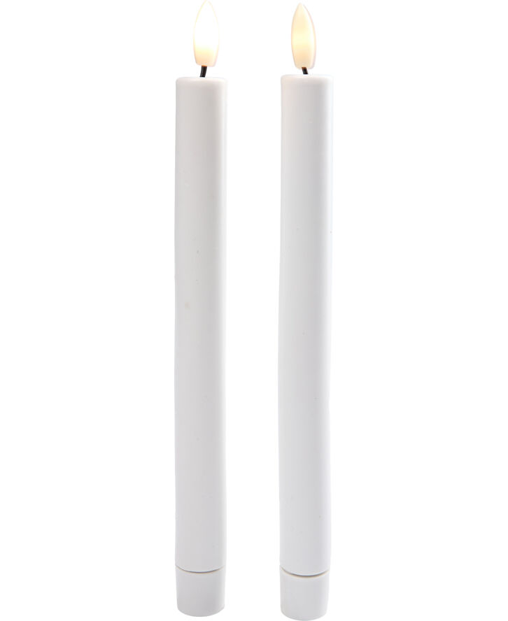 Sirius Sille Krone, 2stk sæt, Hvid White