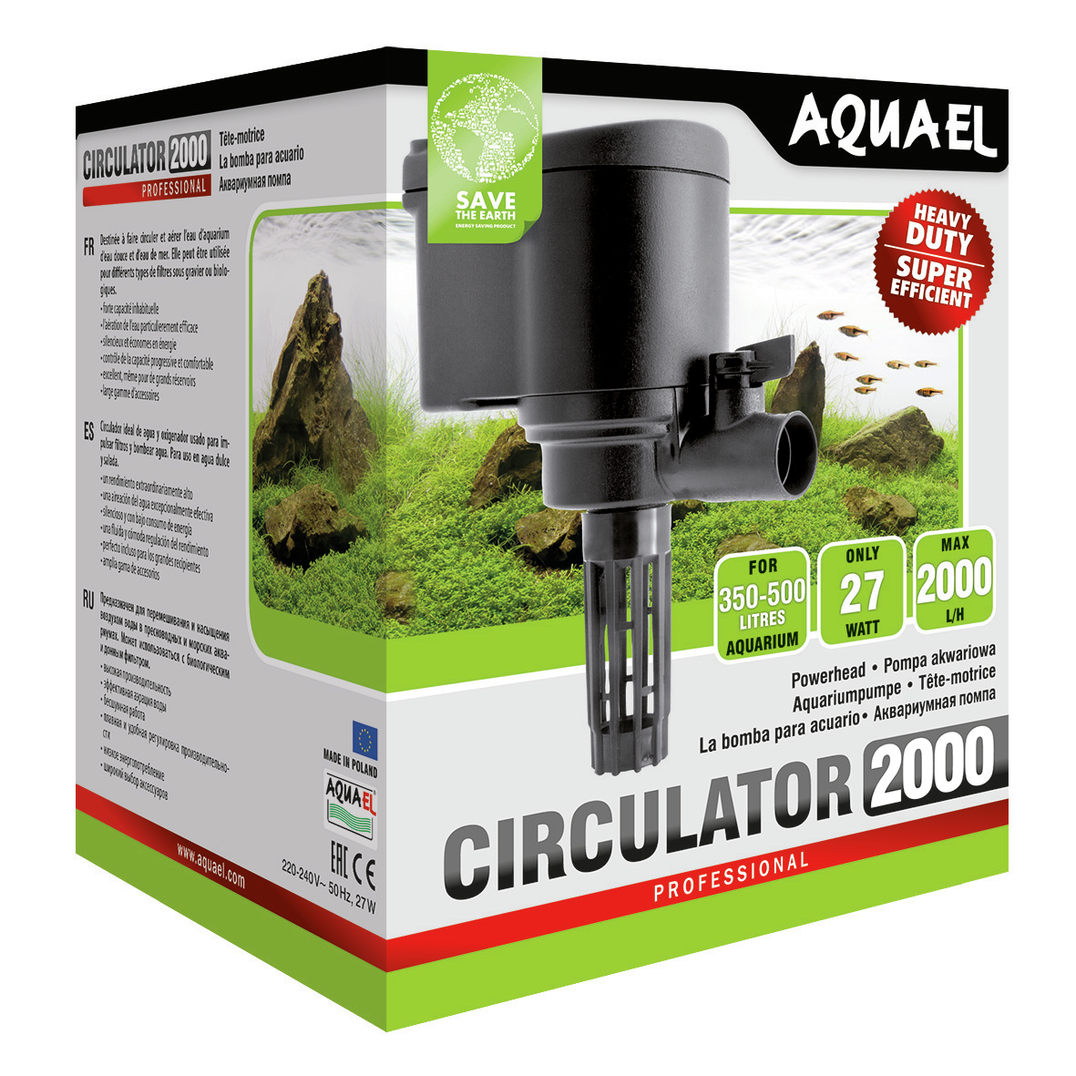Bomba Circuladora Aquael 5905546131896 ator 2000