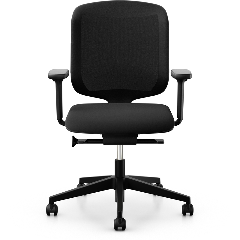 Giroflex 434 Bürostuhl, Kunststofffussgestell, schwarz