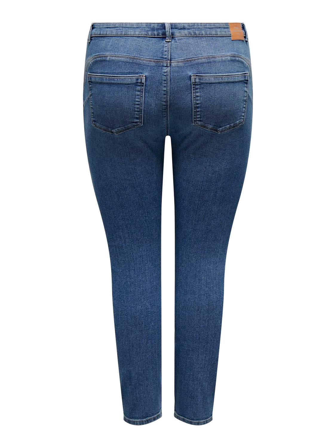CARDAISY Mittlere Taille Skinny Fit Jeans Medium Blue Denim