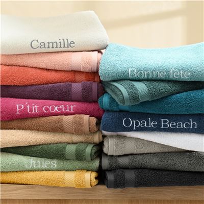Linge de toilette uni PERSONNALISABLE Lauréat Élégance - 500 g/m²