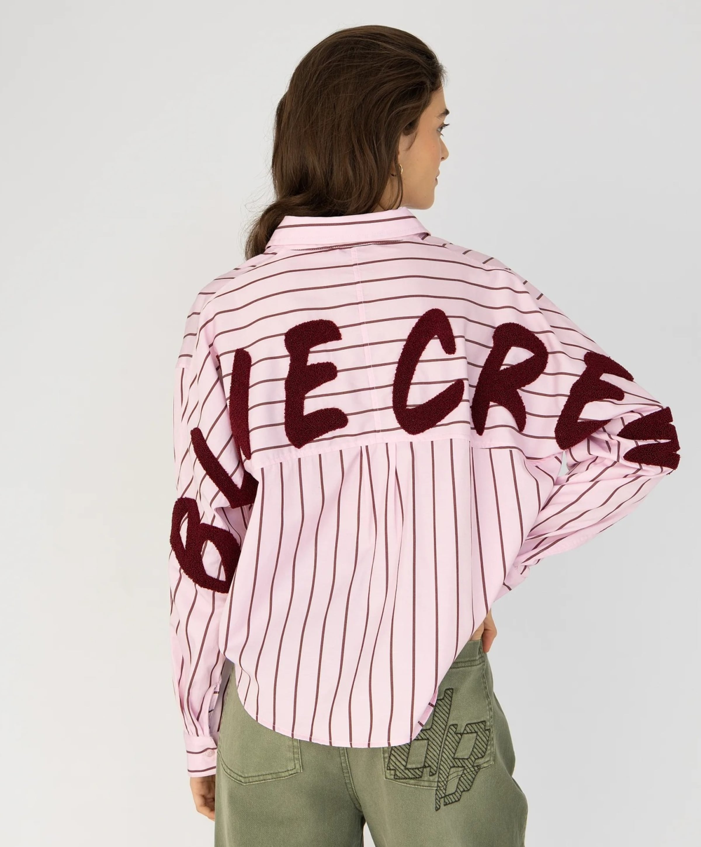 Anna Blue Dames blouse roze