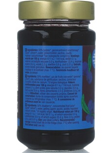 Your Organic Nature Fruitbeleg Blauwe Bosbes 250GR