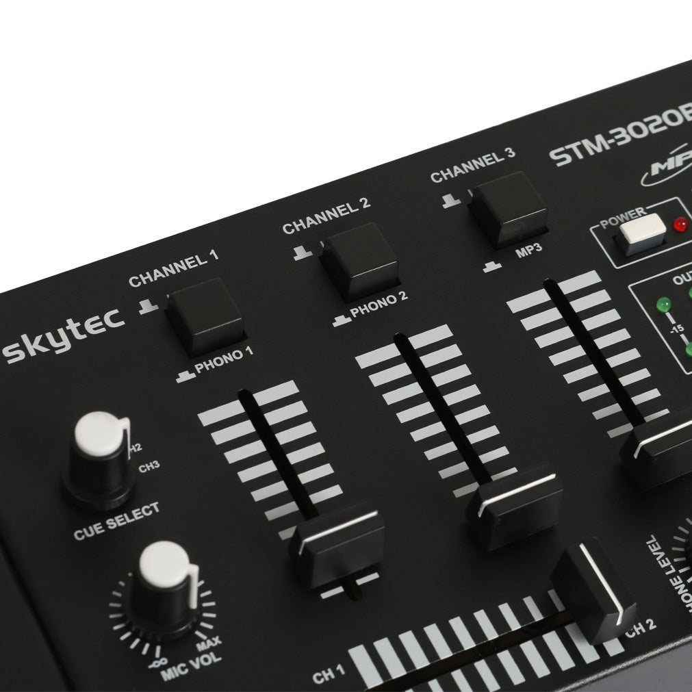 Skytec STM-3020B 6-kanaals DJ mixer USB/MP3
