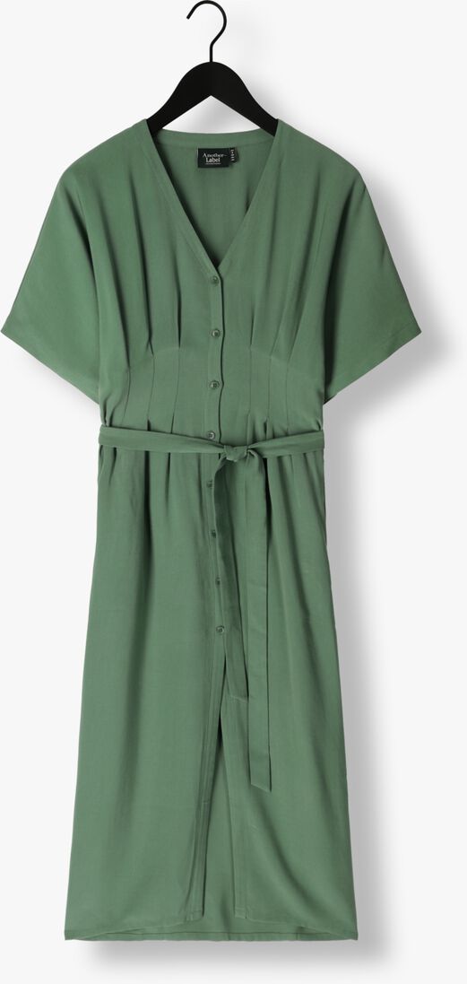 ANOTHER LABEL groene another label midi jurk louisa dress s/s