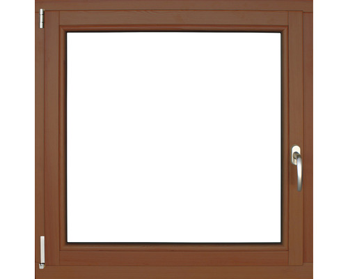 Enkelvoudig houten raam ARON Renova, grenen, gelakt S30, kastanje, 800x600 mm, DIN links