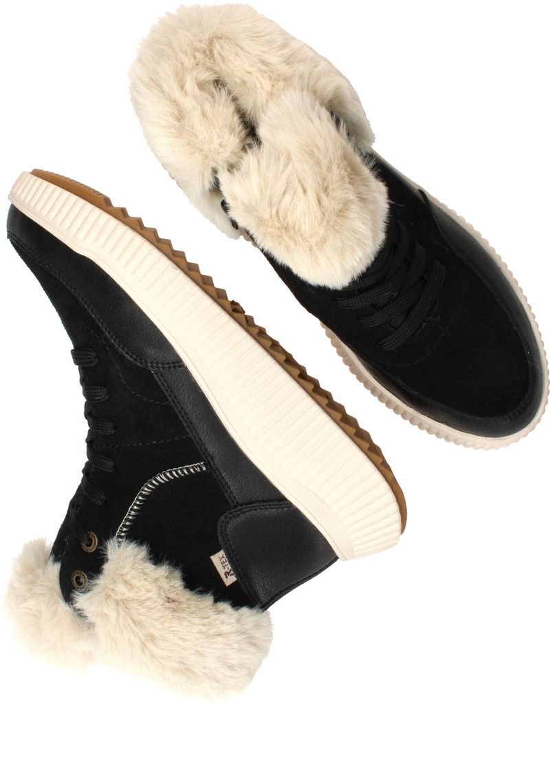 Rieker Sport Veterboots Zwart Dames