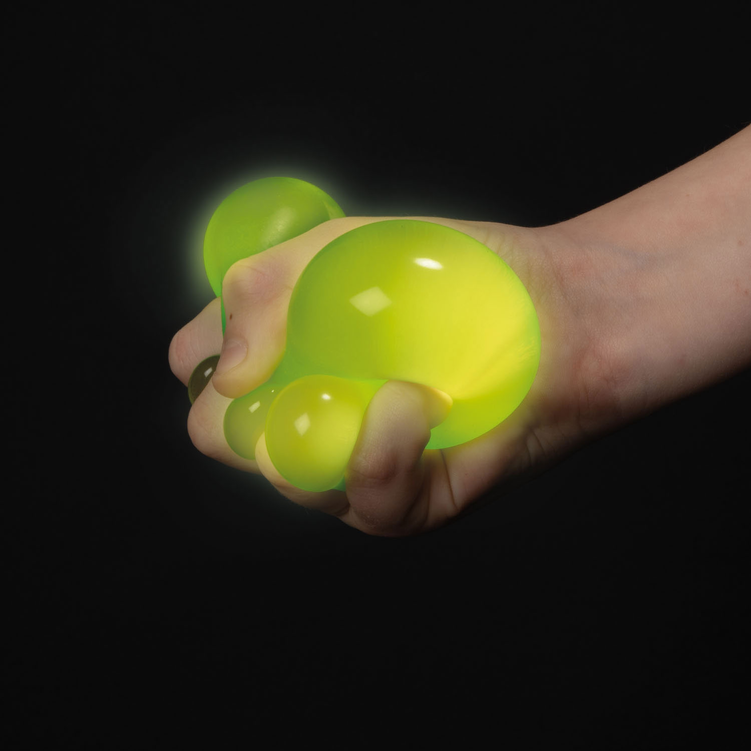Sticky Stretch Ballen Glow in the Dark, 12st