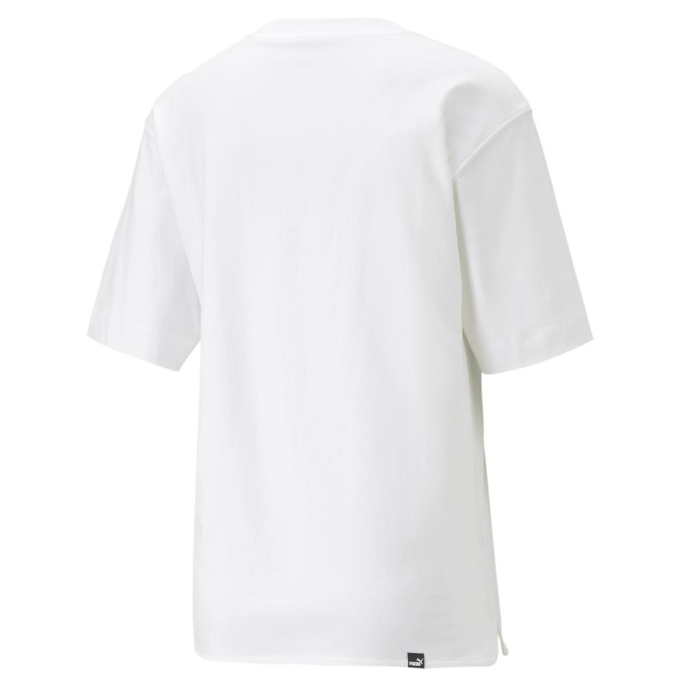Puma T-shirt Blanc Fushia Femme Puma 731