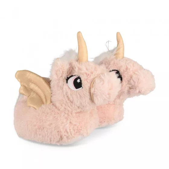 Chaussons peluche licorne ROSE NINI & GIRLS