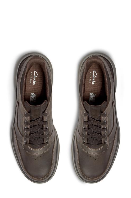 Clarks Mullan Easy dark brown lea