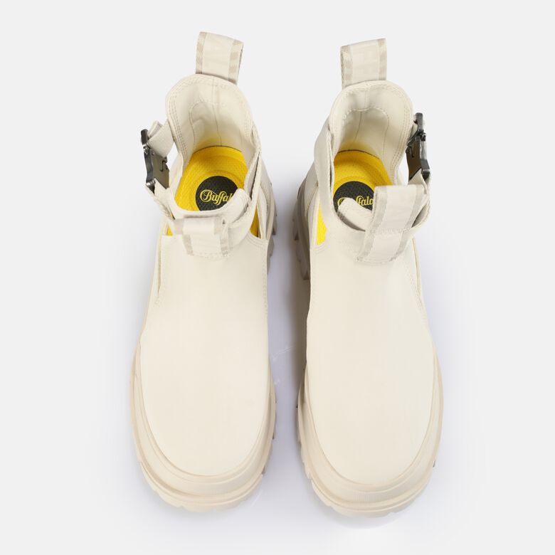 Aspha Coa Bottines à talon vegan, offwhite