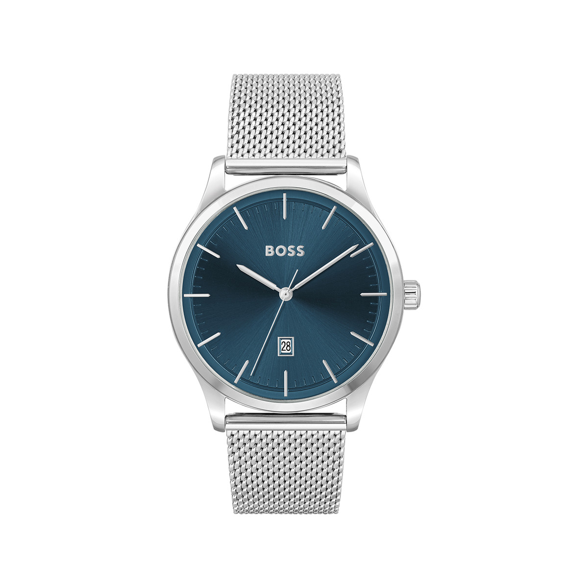 Montre BOSS Business homme bracelet acier gris