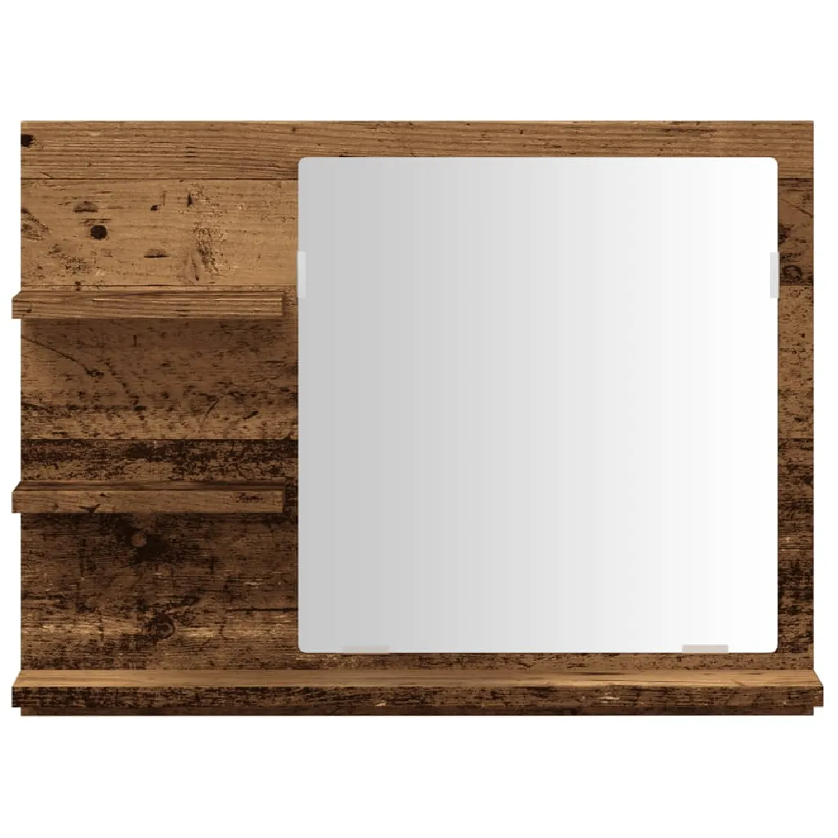 vidaXL Armoire à miroir vieux bois