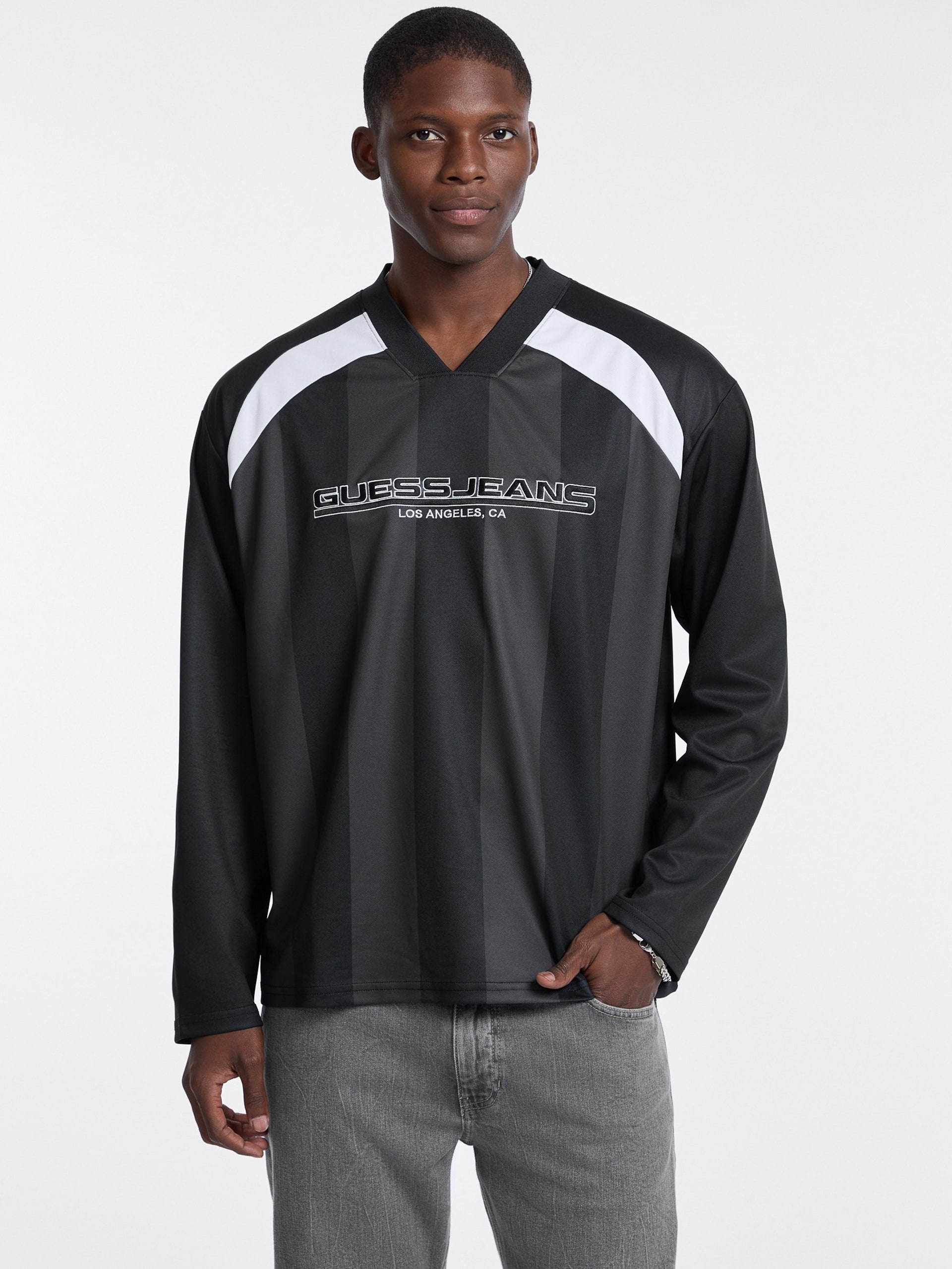 Camisa de futebol com logo