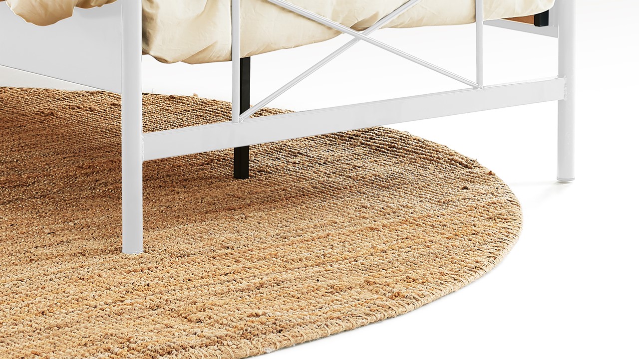 Bed Milano 1-persoons wit