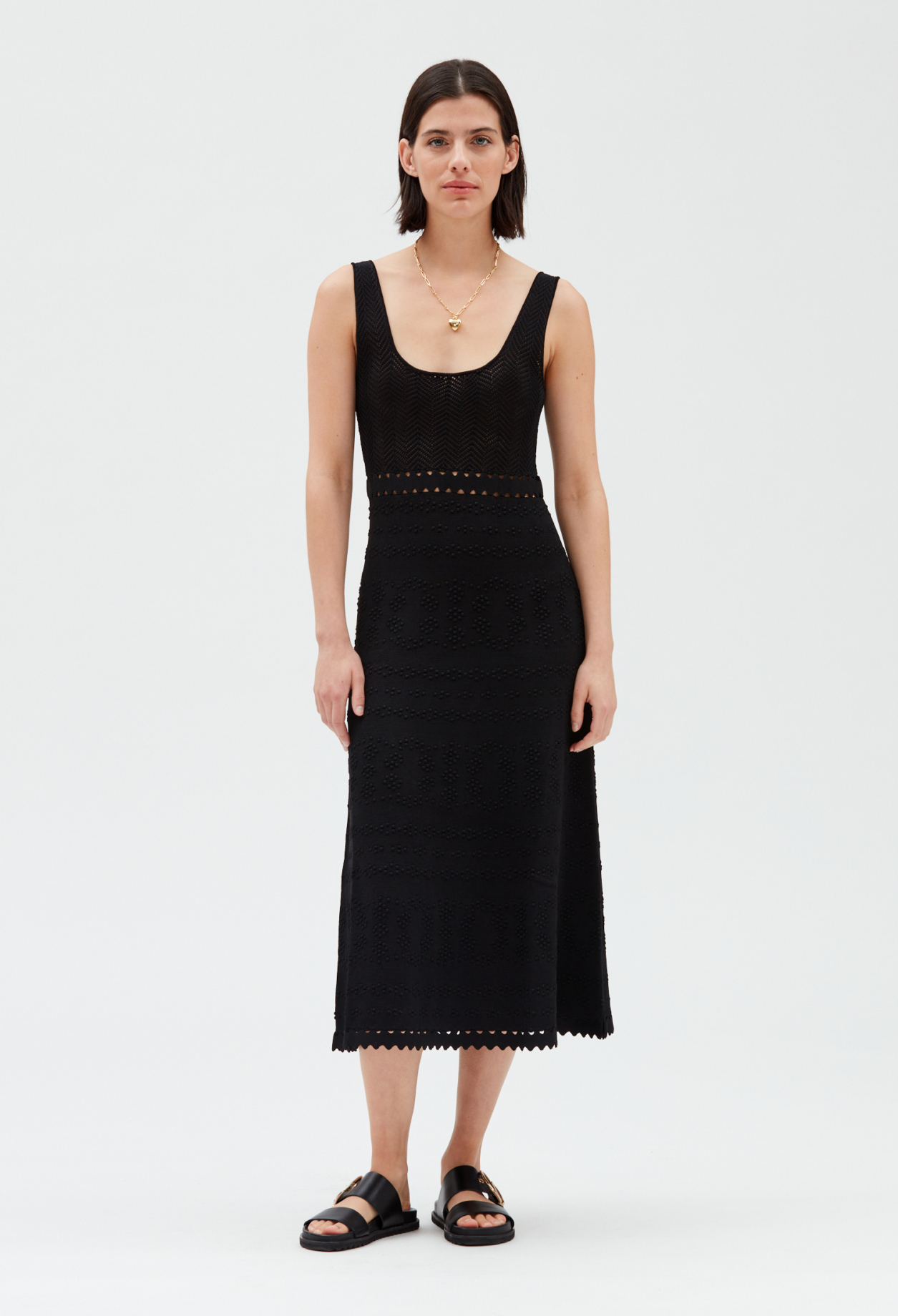 Robe midi maille