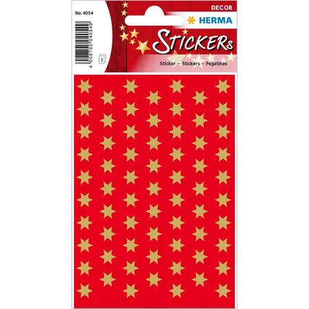 HERMA Weihnachtssticker Sterne 8,4 x 12 cm