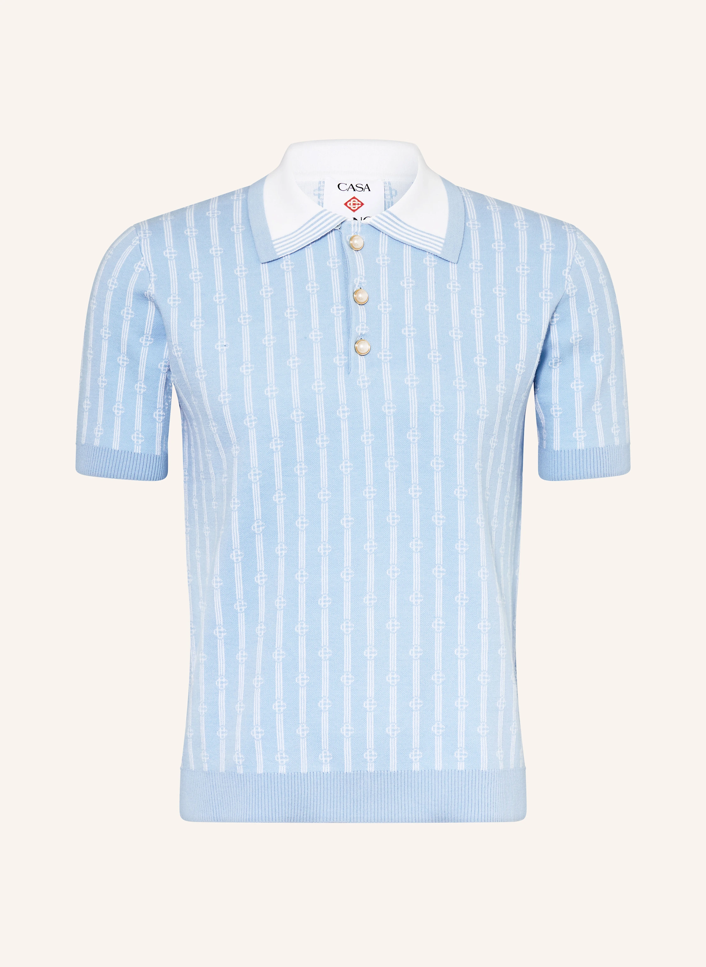 Casablanca Strick-Poloshirt