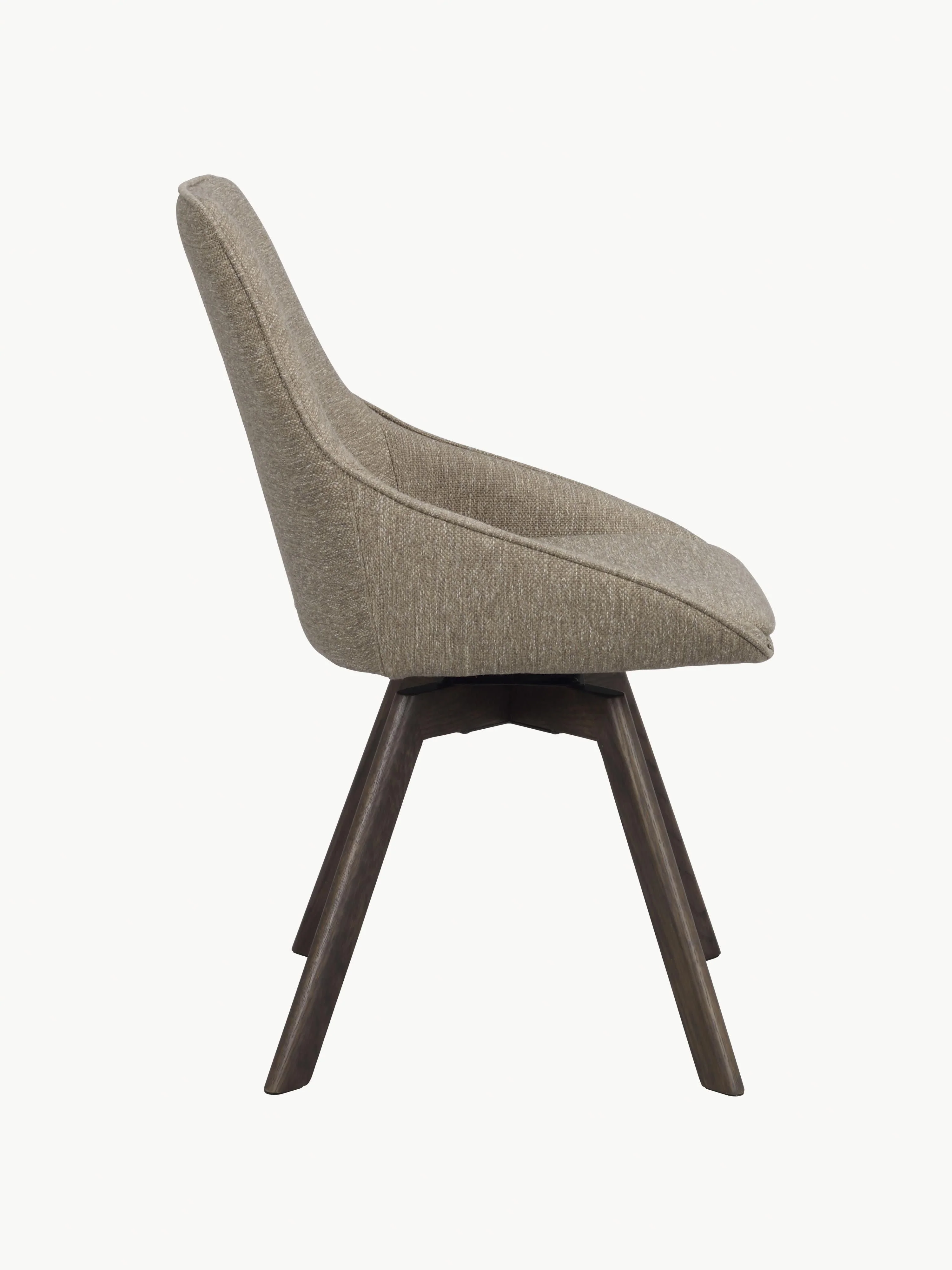Draaibare gestoffeerde stoelen Alison, 2 stuks
