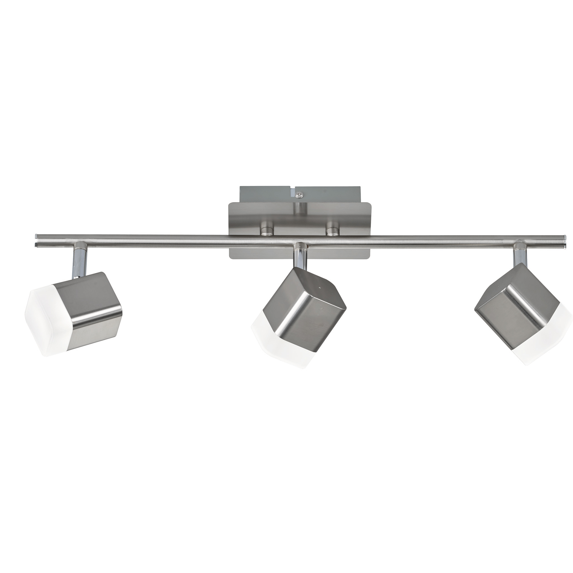 LED-Balken - nickelfarben - 3-flammig