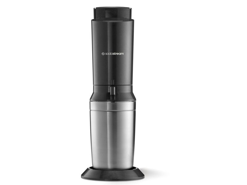 Sodastream Wassersprudler Crystal CQC Megapack Schwarz Design-Wassersprudler-Set