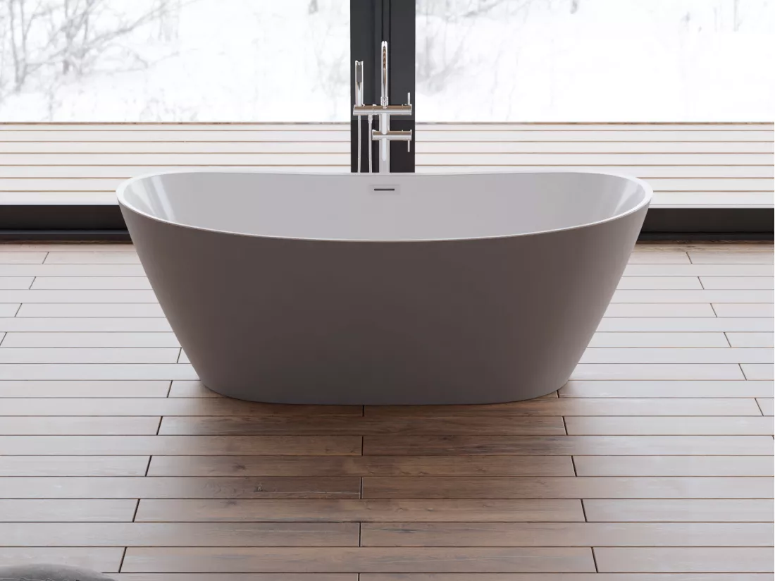 Baignoire îlot VENECIA GRISE 170x80cm, by SPALINA