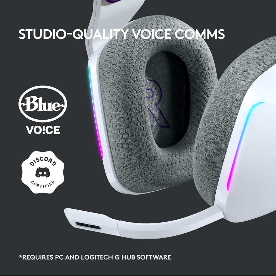 Logitech - G733 LIGHTSPEED Headset - WHITE - 2.4GHZ
