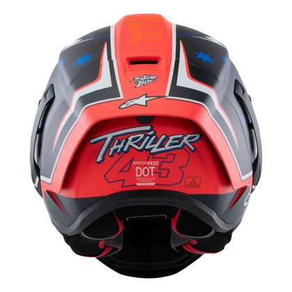 Casque Alpinestars SUPERTECH R10 JACK MILLER - Noir / Rouge