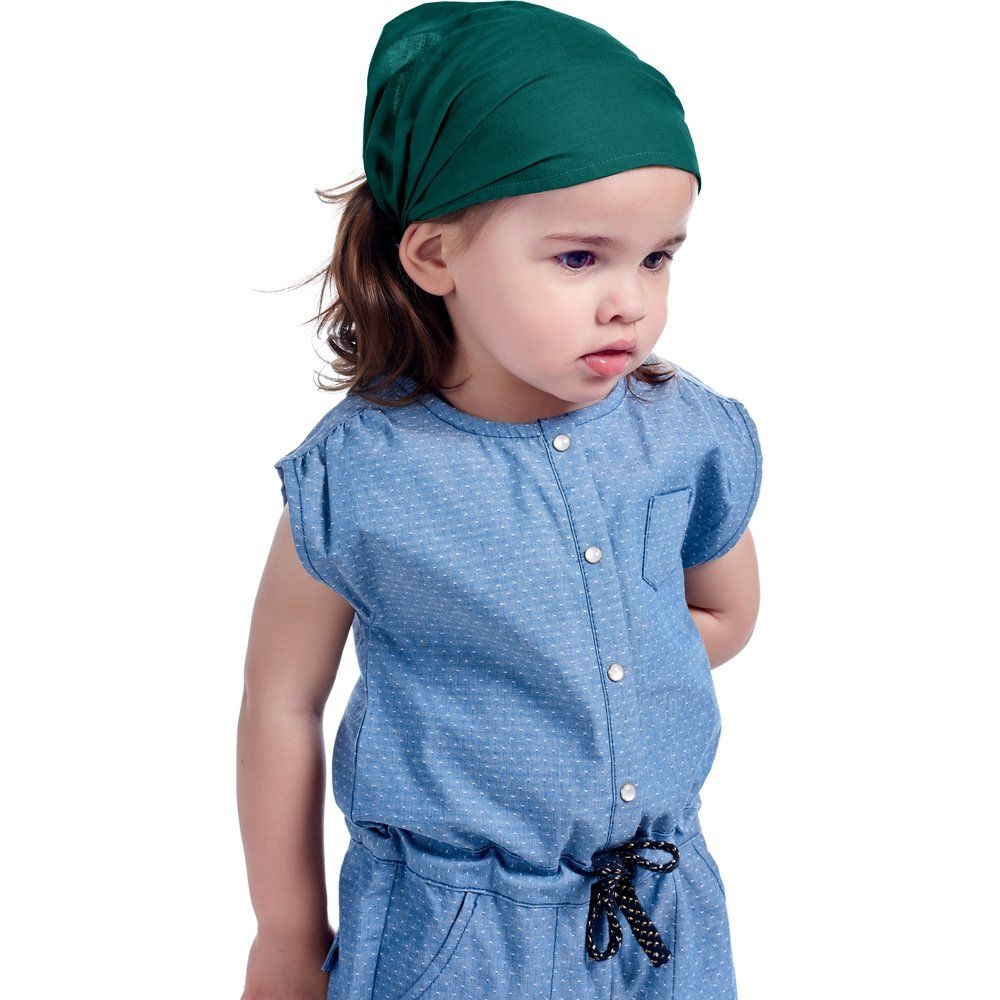 Bandeau Fichu Bébé Vert Émeraude