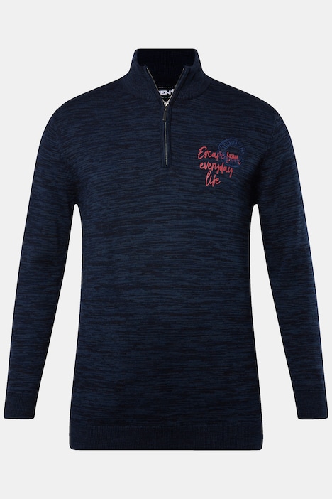 Men+ Pullover, Stehkragen, bis 8 XL