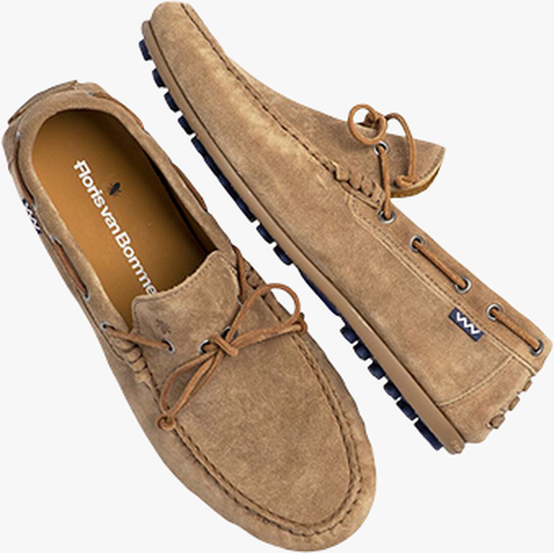 FLORIS VAN BOMMEL bruine floris van bommel mocassins sfm-40009
