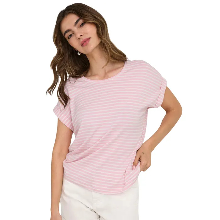 Only Moster Stripe S/S Shirt Dames