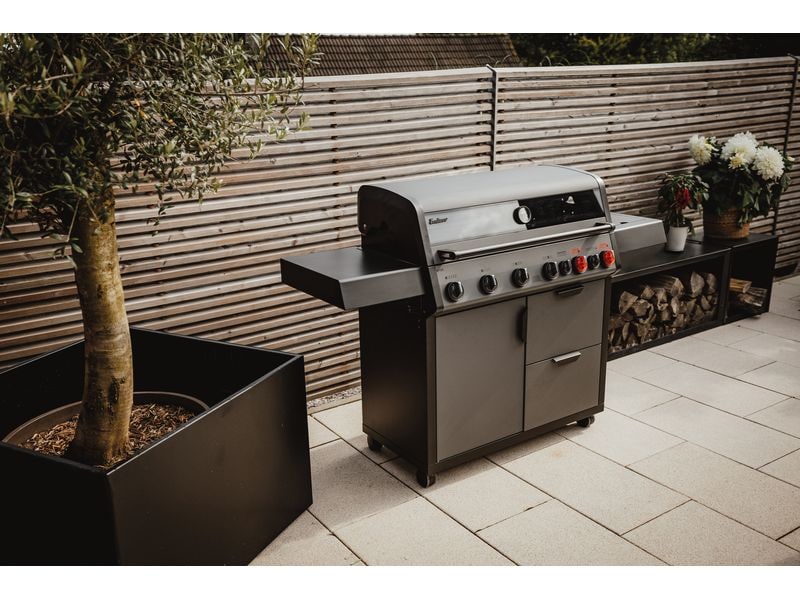 Enders Gasgrill Hyde 6 Turbo Gasgrill mit 6 Brennern