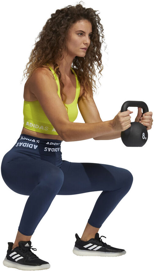 adidas Training Aeroknit 7/8 High-Rise tights Blå