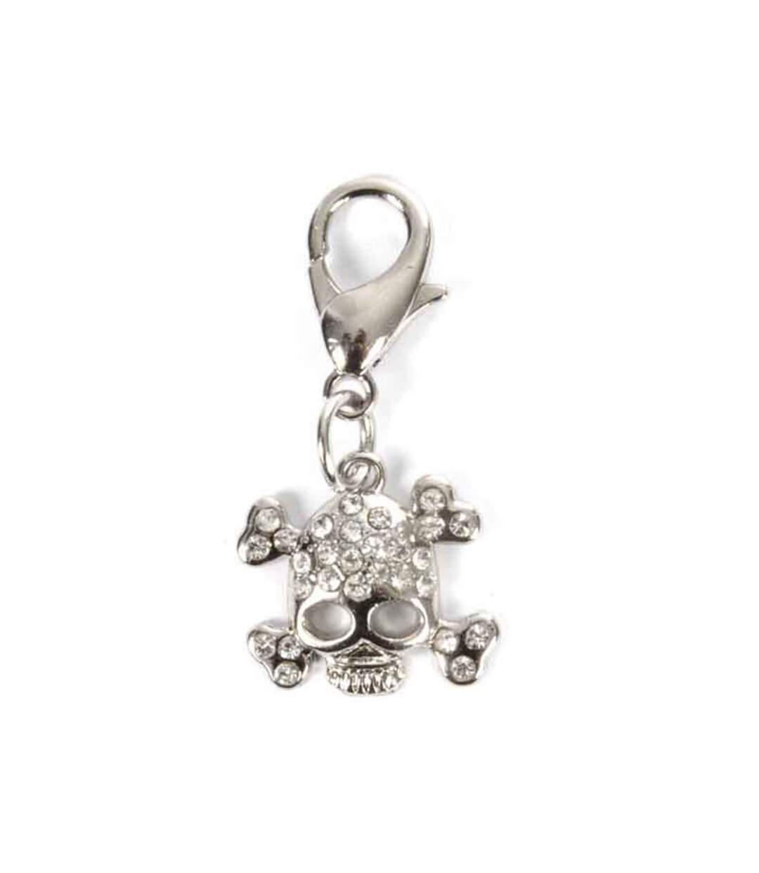 Paris Prix - Pendentif Pour Collier tête De Mort 4cm Argent