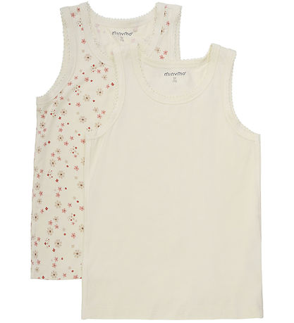 Minymo Unterhemd - 2er-Pack - Dusty Zeder