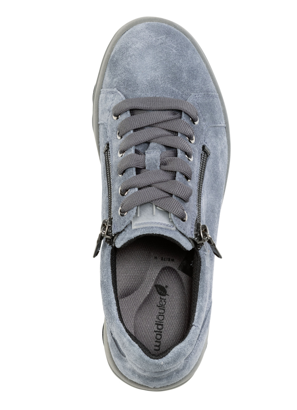 Waldläufer Schnürschuh aus weichem Veloursleder