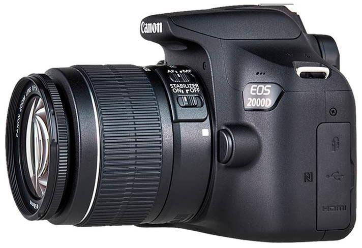 Canon Spiegelreflexkamera »EOS 2000D Kit« EF-S 18-55 IS II , 24,1 , NFC , inkl. inkl. EF-S 18-55 IS II Objektiv