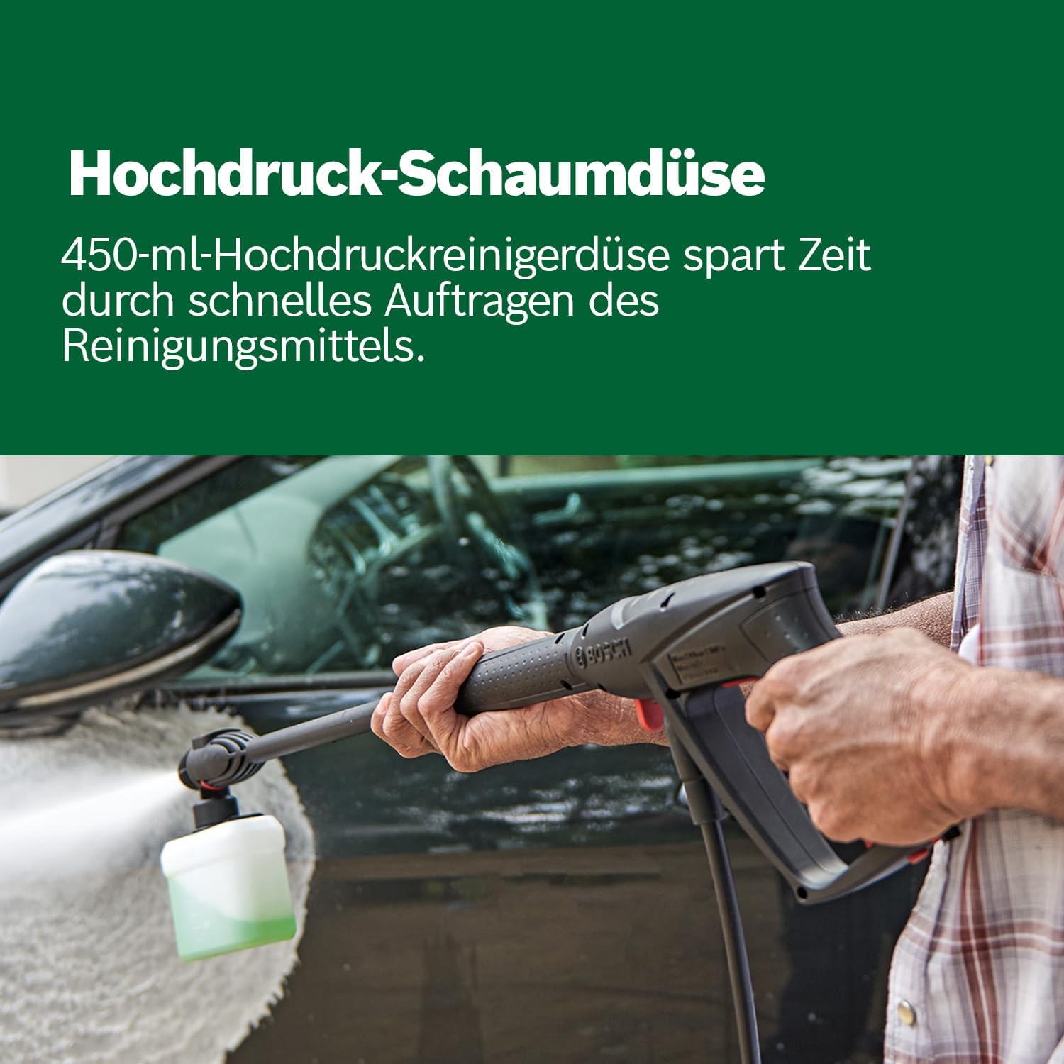 Bosch Home and Garden Bosch Hochdruckreiniger UniversalAquatak 135 (3-in-1-Düse, Schaumdüse, transparenter Wasserfilter, Hochdruckpistole, 7 m Schlauch, 5 m Kabel, 1900 Watt