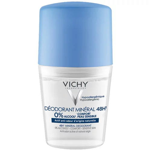 Déodorant bille minéral 48H actif anti-odeur d'origine naturelle - 50ml
