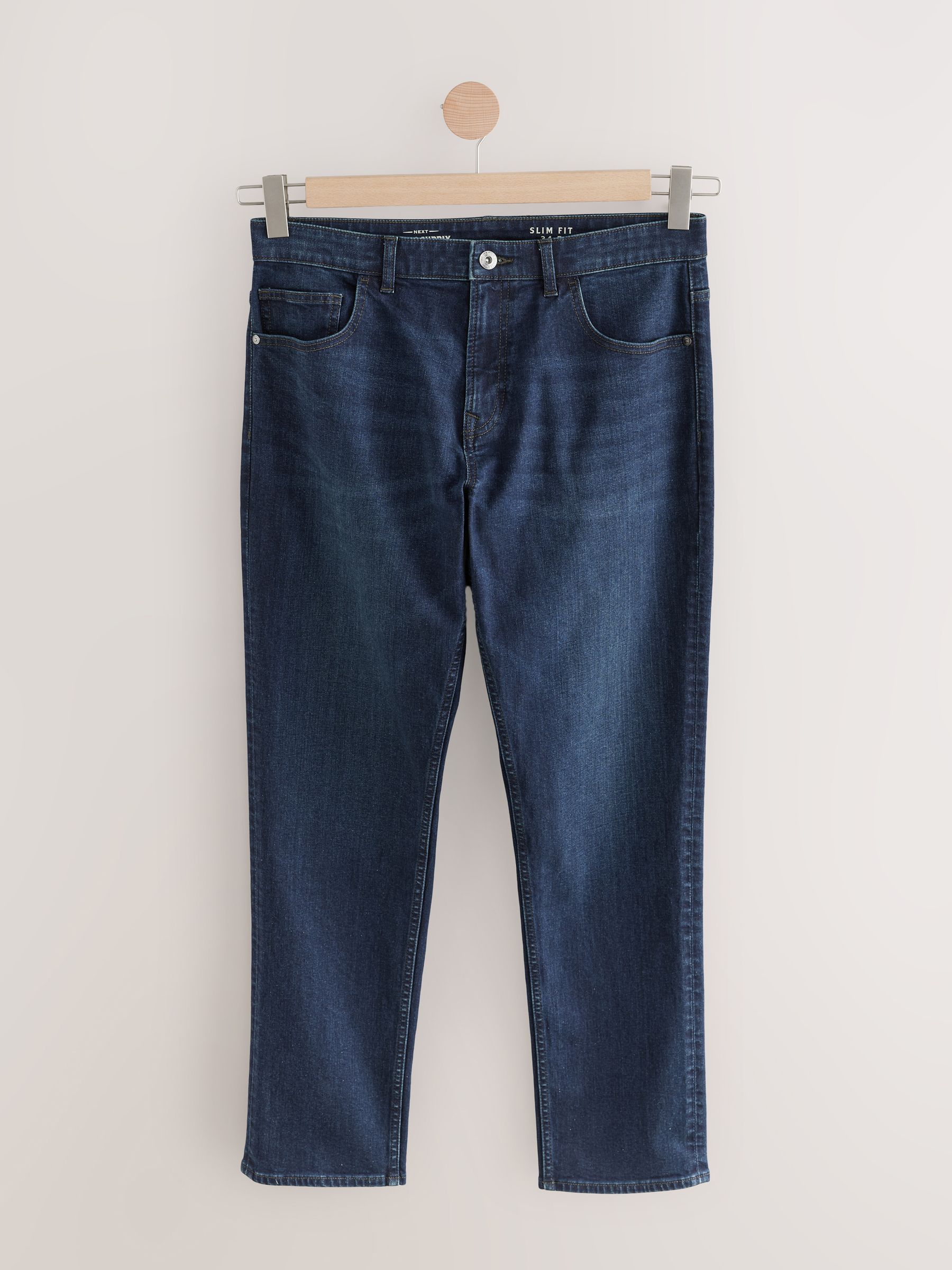 Blauwe Diepe Spoeling - Enkele - Slim fit klassieke stretchy jeans