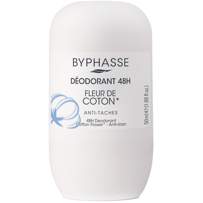 Déodorant roll-on 48h - Fleur de coton - 50 ml
