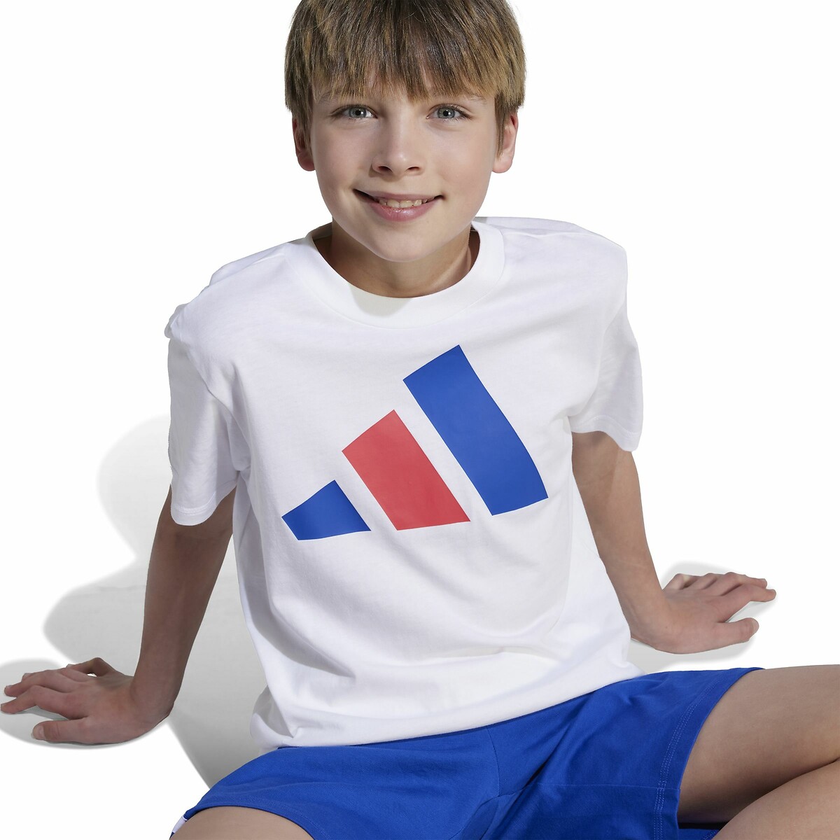 ADIDAS ROUPAS ESPORTIVAS<br>Camiseta de manga curta em algodão