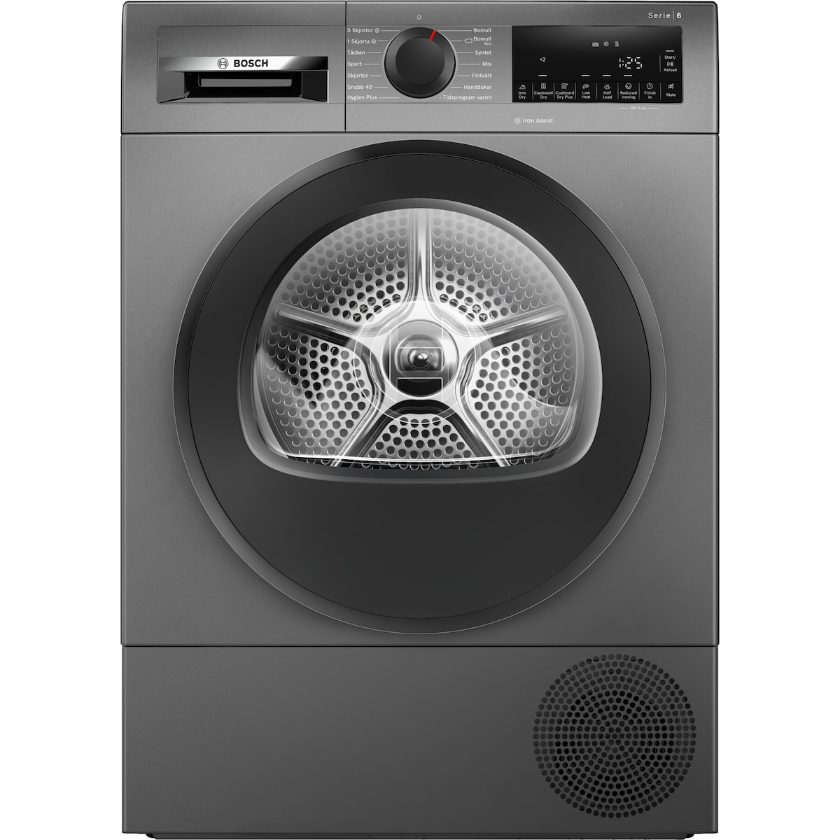 Bosch Tørketrommel WQG245RASN (Støpejerngrå)