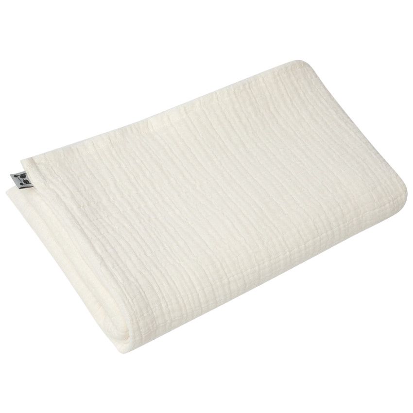 Lange en gaze de coton unie - Ecru