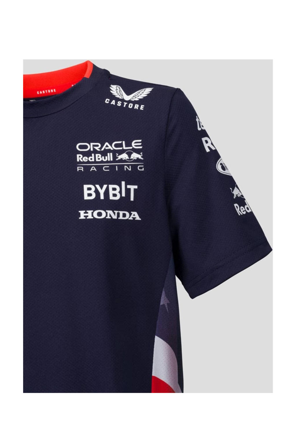 Castore Red Bull Racing replica T-shirt donkerblauw